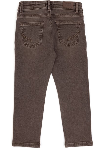 U.S. Polo Assn. Erkek Çocuk Kahverengi Jean Pantolon 50293321-DN0031