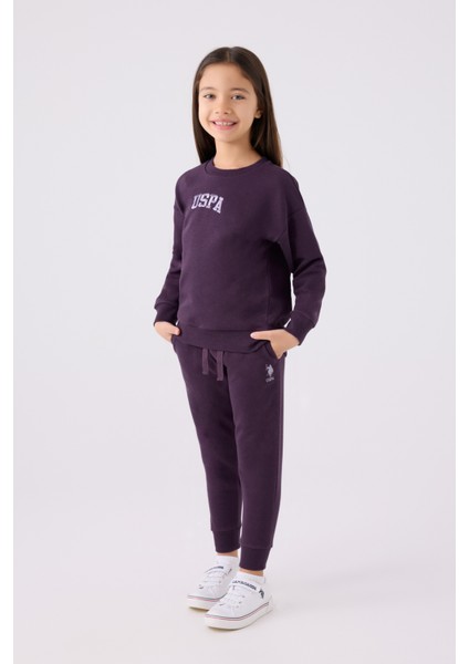 U.s. Polo Assn. Kız Çocuk Mor Pijama Takım 50299750-VR038