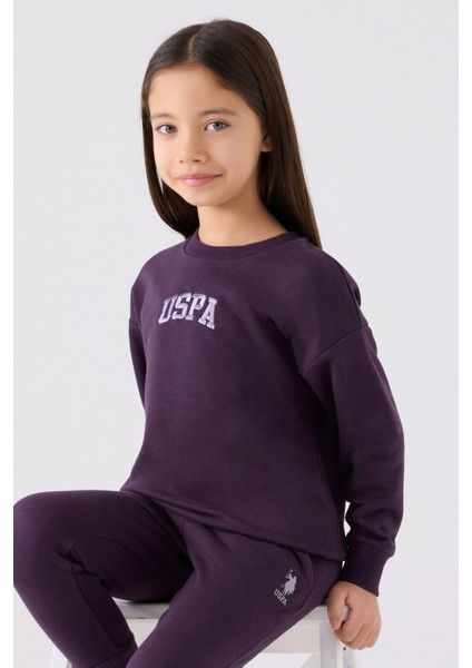 U.s. Polo Assn. Kız Çocuk Mor Pijama Takım 50299750-VR038