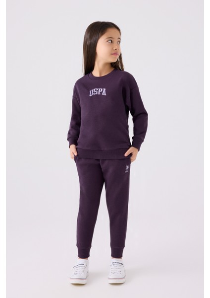 U.s. Polo Assn. Kız Çocuk Mor Pijama Takım 50299750-VR038