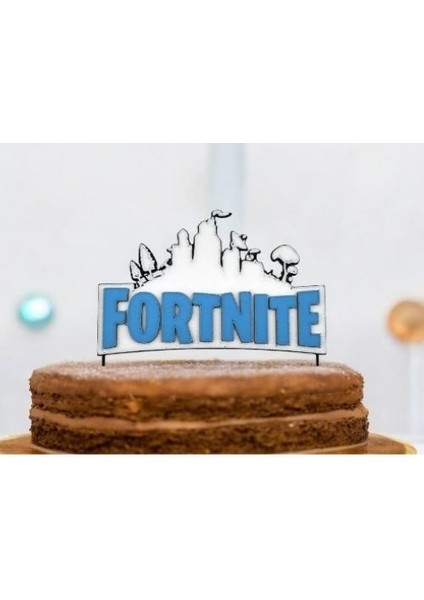 Fortnite Temalı Pasta Süsü - Gamer'lar Için Efsanevi Doğum Günü Dekoru