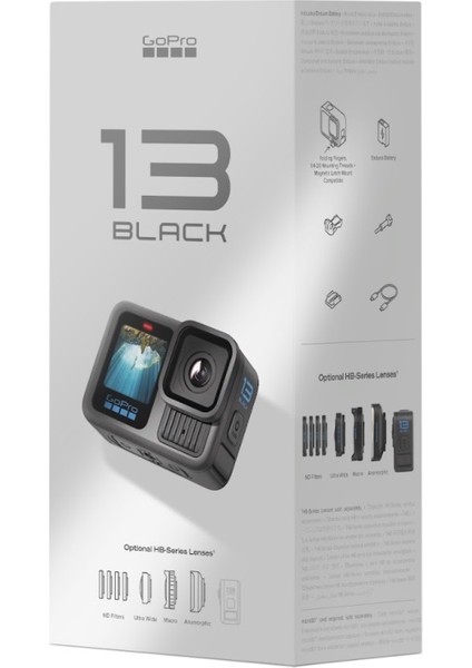 Hero 13 Black Aksiyon Kamera Resmi Distribütör Garantili modelleri
