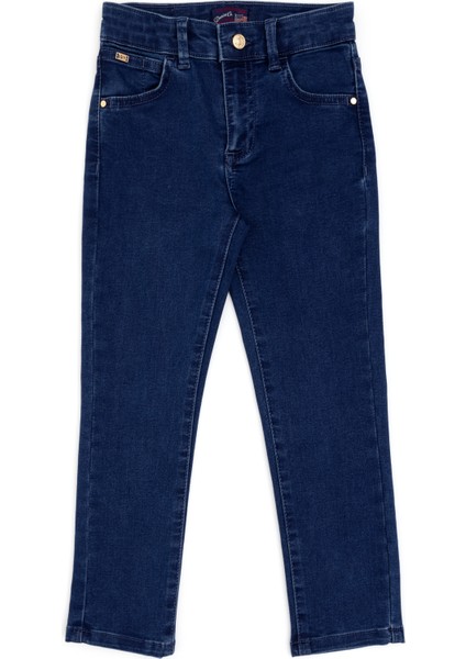 U.S. Polo Assn. Kız Çocuk Koyu Mavi Jean Pantolon 50289342-DN0023