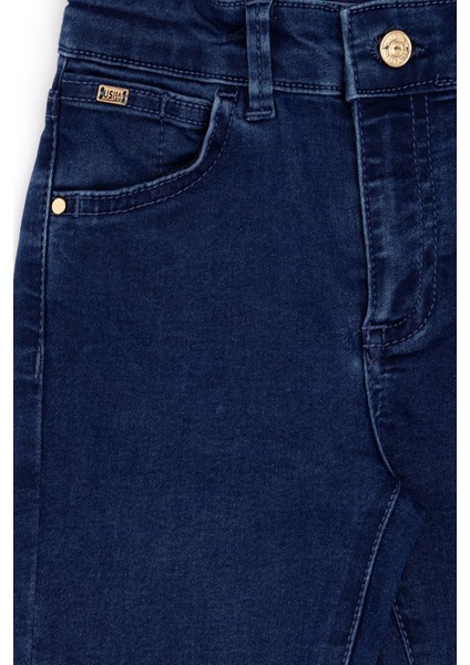 U.S. Polo Assn. Kız Çocuk Koyu Mavi Jean Pantolon 50289342-DN0023