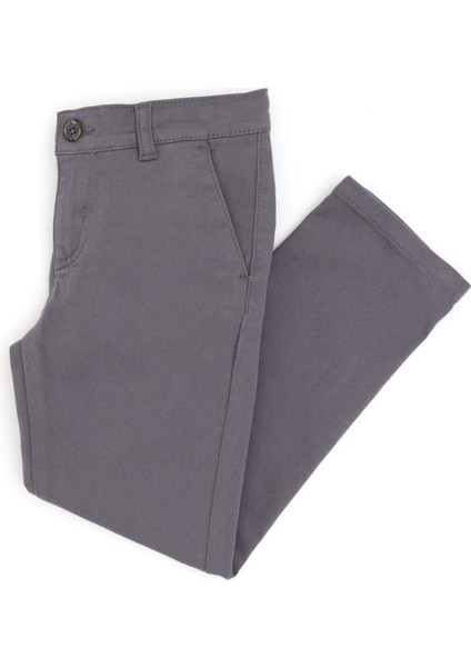 U.s. Polo Assn. Erkek Çocuk Gri Pantolon (Kanvas-Chino) 50298565-VR024