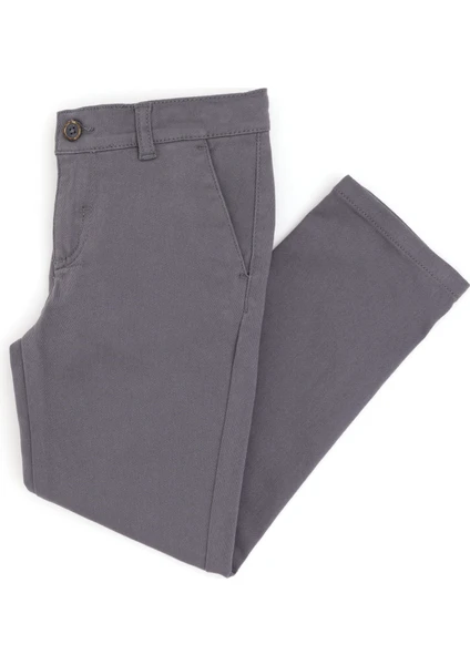 U.S. Polo Assn. Erkek Çocuk Gri Pantolon (Kanvas-Chino) 50298565-VR024