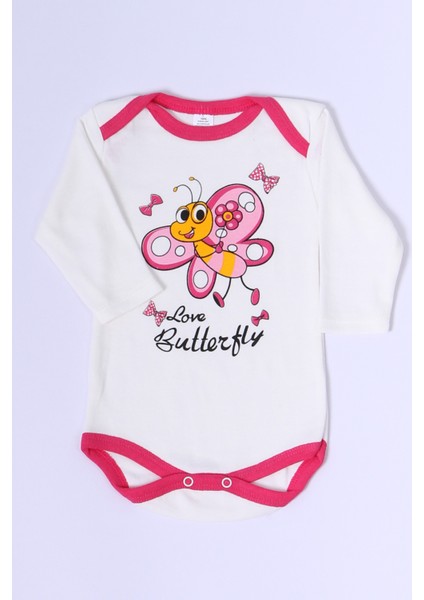 Bebek Uzun Kollu Zıbın Arı Baskılı D14