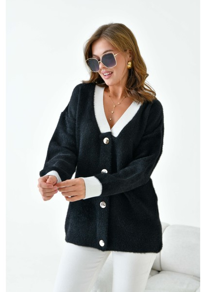 Kadın Kolej Hırka Siyah 20891 fırsatları