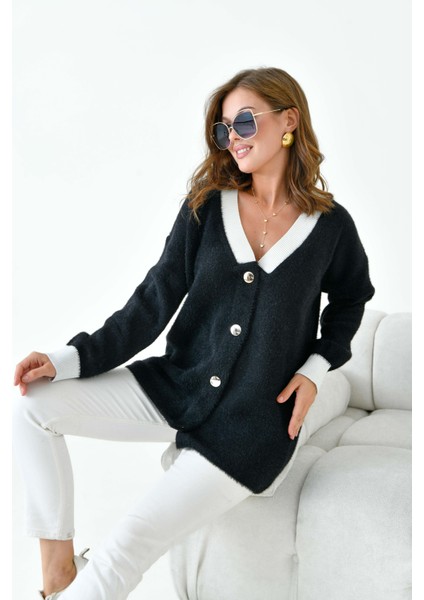 Kadın Kolej Hırka Siyah 20891 indirimleri