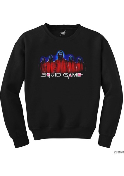 Squid Game Staff Team 2 Siyah Sweatshirt