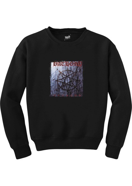 Bathory Octagon Siyah Sweatshirt