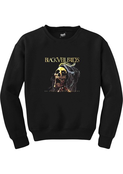 Black Veil Brides Re Stitch These Wounds Siyah Sweatshirt