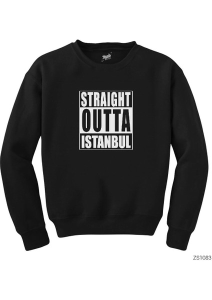 Nwa Straight Outta Istanbul Siyah Sweatshirt