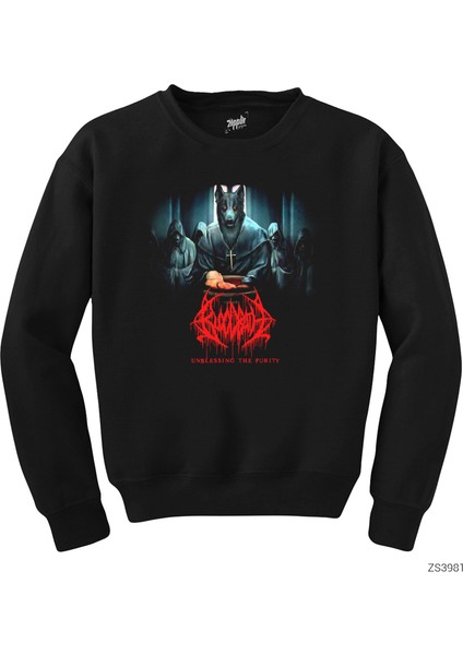 Bloodbath Unblessing The Purity Siyah Sweatshirt
