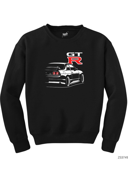 Nissan Skyline Gt R R33 Siyah Sweatshirt