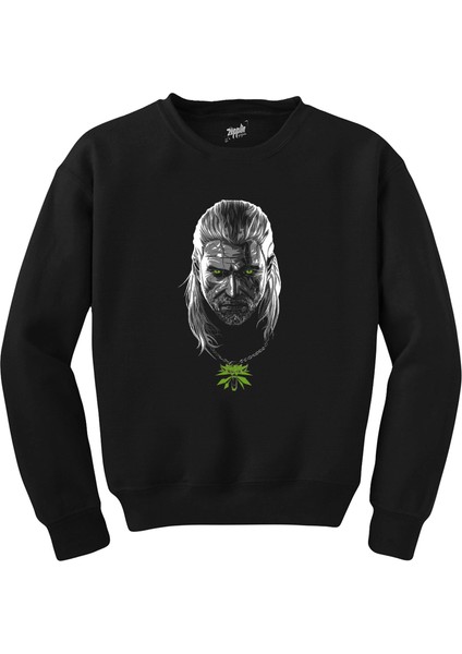 The Witcher Season 2 Geralt Siyah Sweatshirt