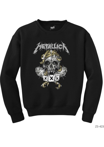 Metallica Xxx Siyah Sweatshirt