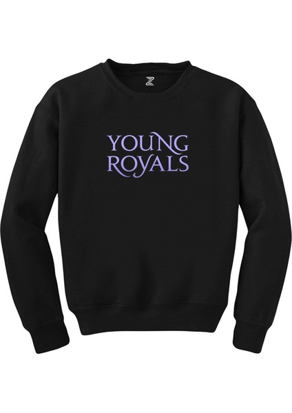 Young Royals Siyah Sweatshirt