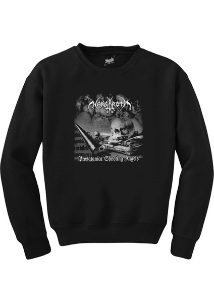 Nargaroth Prosatanica Shooting Angels Siyah Sweatshirt