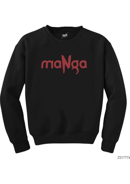 Manga Siyah Sweatshirt