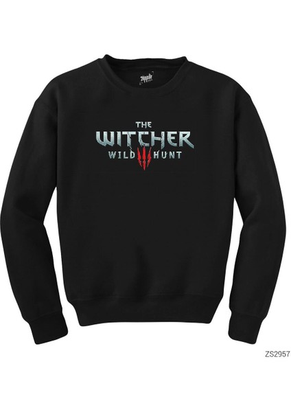 The Witcher Wild Hunt Siyah Sweatshirt