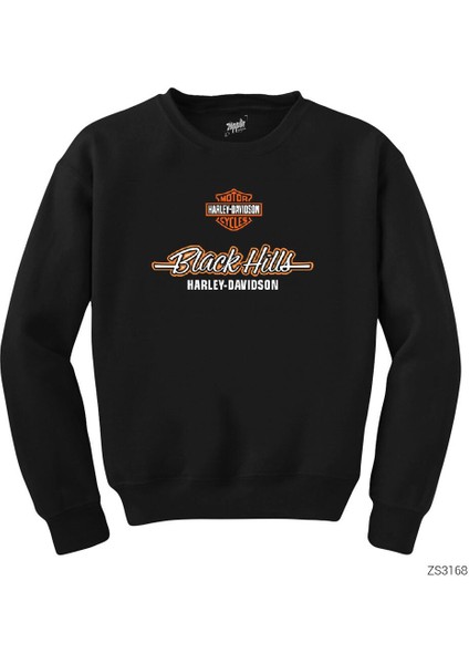 Harley Davidson Black Hills Siyah Sweatshirt