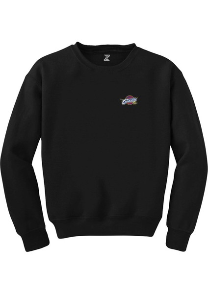 Clevaland Cavaliars Logo Siyah Sweatshirt