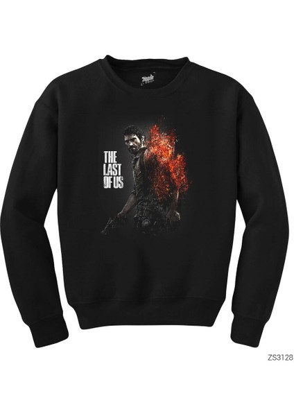 The Last Of Us Fire Siyah Sweatshirt