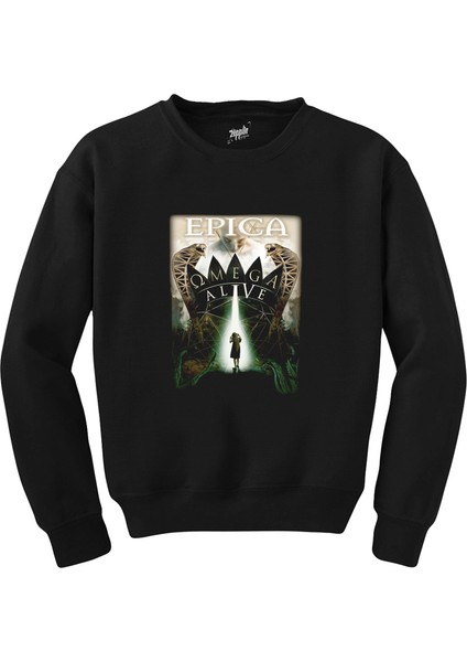 Epica Omega Alive Siyah Sweatshirt