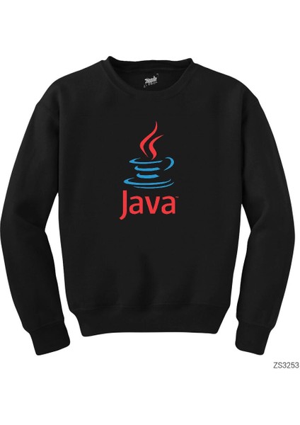 Java Logo Siyah Sweatshirt