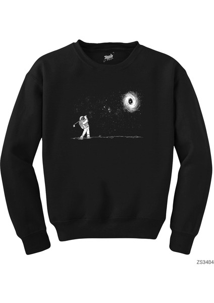 Black In Hole Siyah Sweatshirt