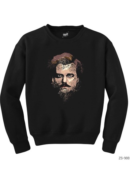Narcos Artwork Siyah Sweatshirt