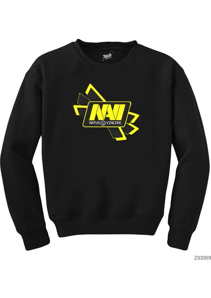 Natus Vincere Cross Line Siyah Sweatshirt
