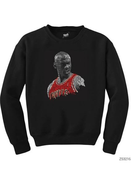 Air Jordan Text Siyah Sweatshirt