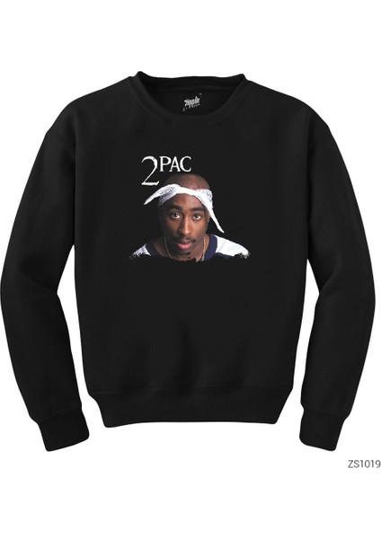 Tupac Shakur Infinity Siyah Sweatshirt