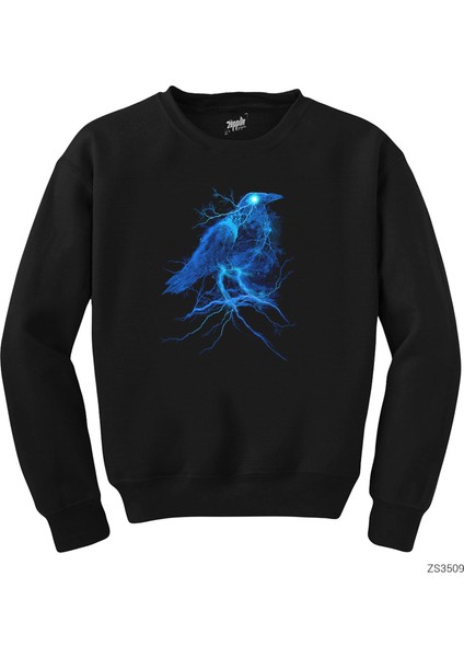 Kuzgun Gölge Siyah Sweatshirt