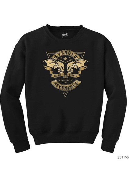 Avenged Sevenfold Orange County Siyah Sweatshirt