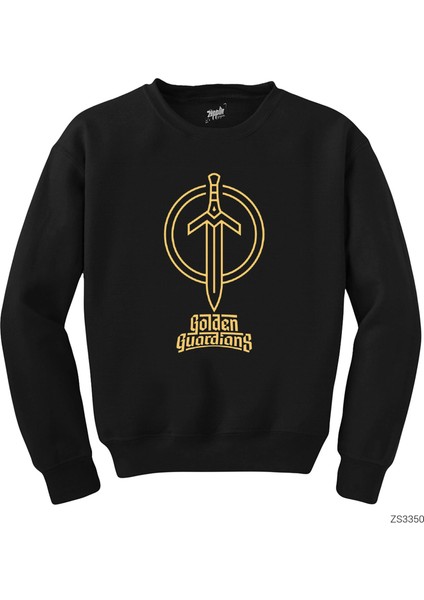 Golden Guardians Siyah Sweatshirt