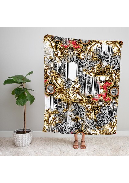 Modern Desenli Polar Tv Battaniyesi 92077