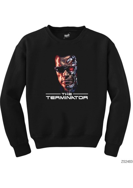 Terminator Arnold Schwarzenegger Siyah Sweatshirt