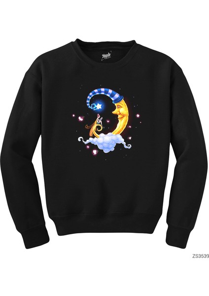 Yatak Masalları Siyah Sweatshirt