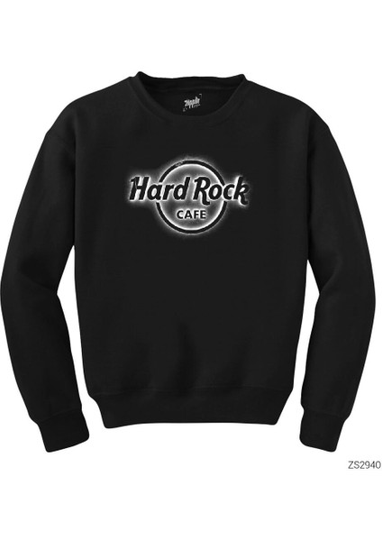 Hard Rock Cafe Glow Siyah Sweatshirt