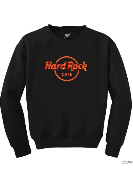 Hard Rock Cafe Neon Siyah Sweatshirt