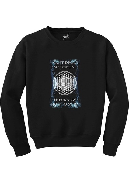 Bring Me The Horizon I Can't Drown My Demons Siyah Sweatshirt