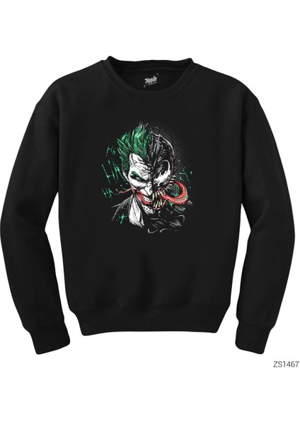 Joker Venom Siyah Sweatshirt