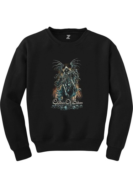 Children Of Bodom Horseman Siyah Sweatshirt