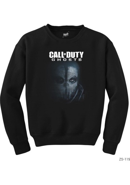 Call Of Duty Cod Ghosts Siyah Sweatshirt