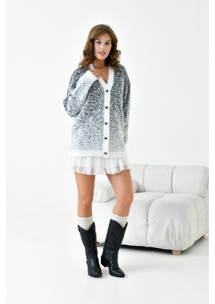 Kadın Geçişli Hırka Ekru 20941 fiyatları