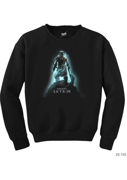 Skyrim Downguard Siyah Sweatshirt