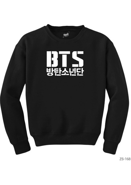 Bts Siyah Sweatshirt